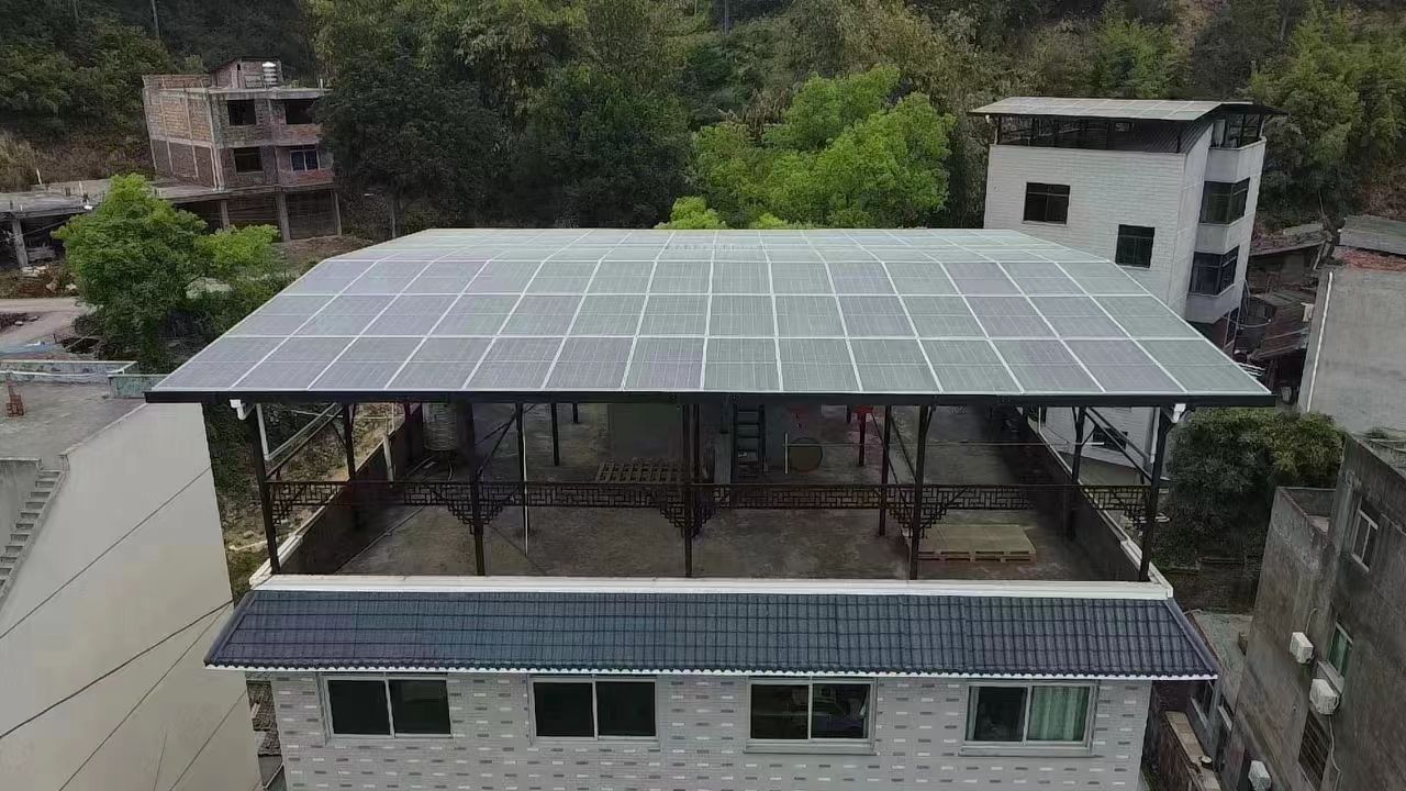 大同15kw+10kwh自建别墅家庭光伏储能系统